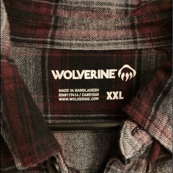 2XL Wolverine Long sleeve Shirt - Picture 4 of 4